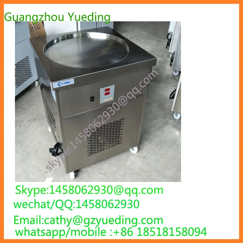 

Computer version temperature regulation fried ice cream roll machine