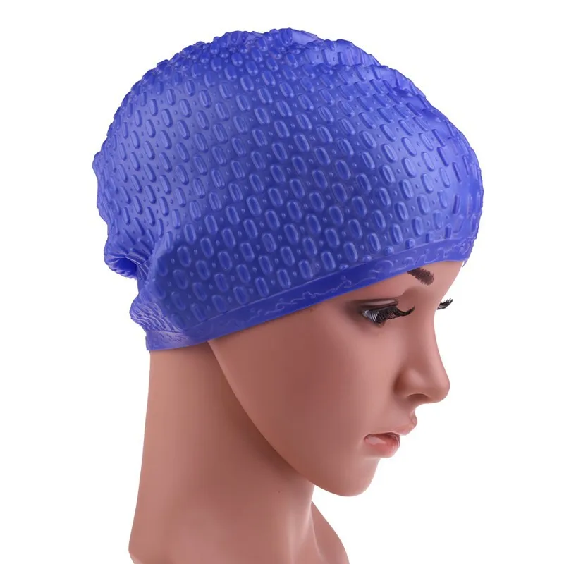 Details about   Flexible Adult Swimming Cap Waterproof Silicon Waterdrop Cover Multicolor  UK 