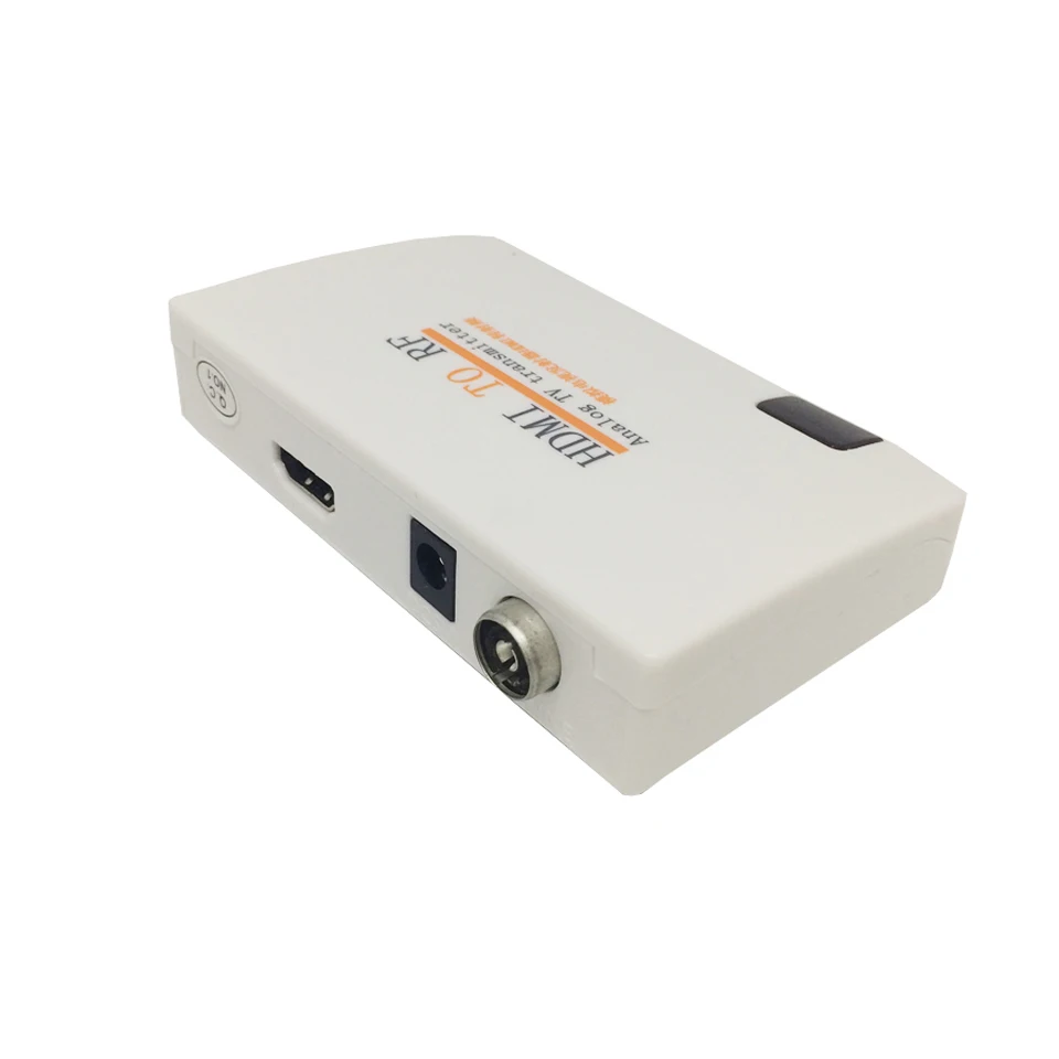 HDMI к РЧ коаксиальный модулятор конвертер аналоговый сигнал ТВ передатчик коробка с пультом дистанционного управления Zoom Поддержка HD ТВ монитор проектор