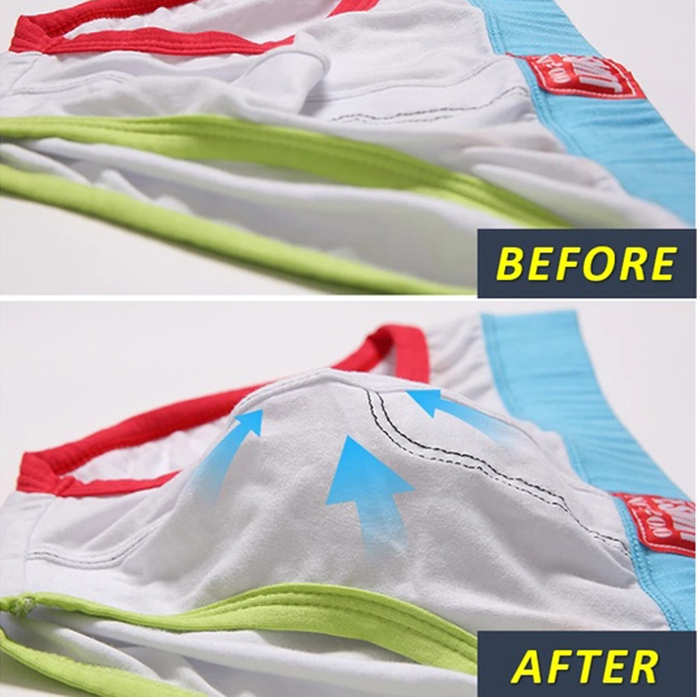 Triangular Built In Sponge Underwear Sponge Cup Safety Men'S Bulge Pad