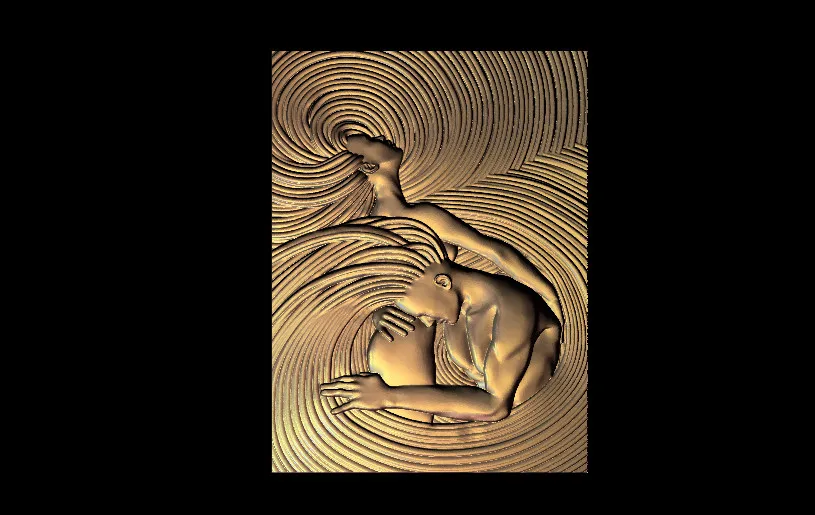 3d модель рельеф для ЧПУ принтера в STL формат файла арт девушка M290 | Инструменты