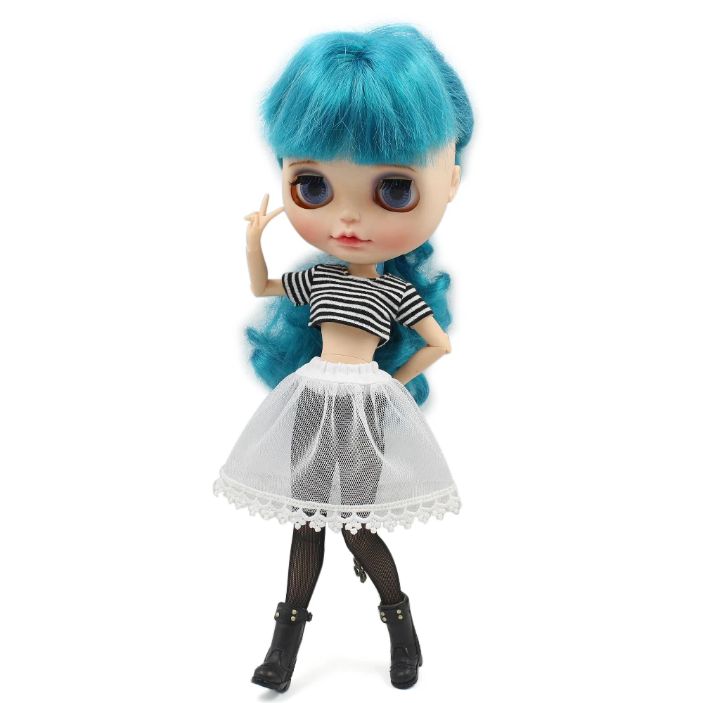 DBS icy blyth doll licca крутая одежда короткая рубашка черные леггинсы нижнее белье только