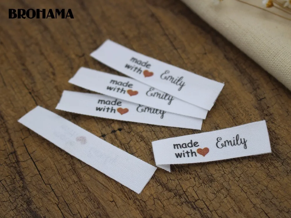 Aliexpress.com : Buy Custom Flat folding Tags / brand labels, Sewing Labels, Custom Clothing ...