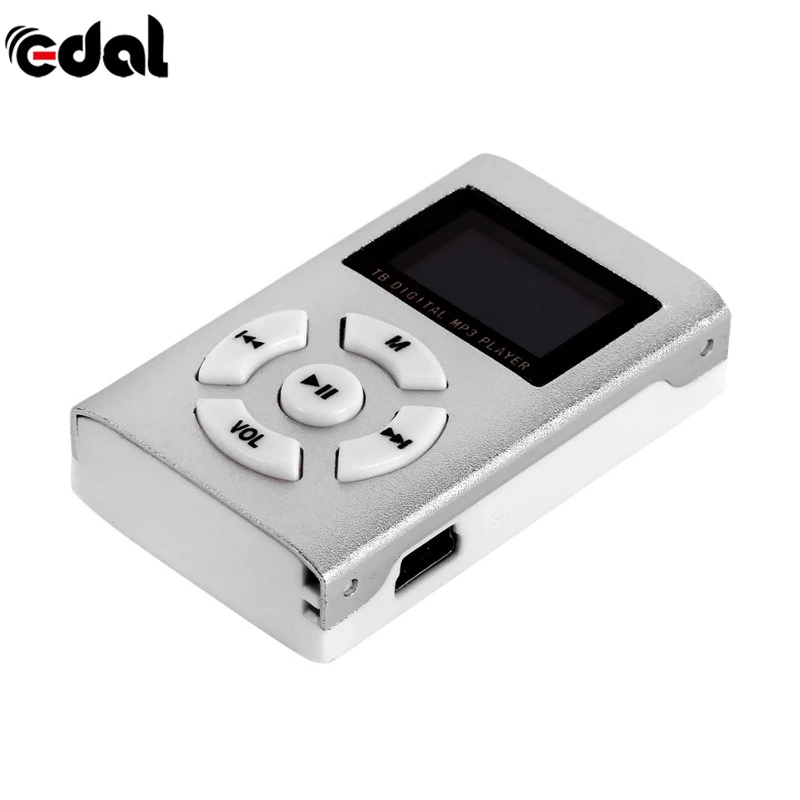 Портативный usb-мини MP3 плеер ЖК-дисплей Экран Поддержка Micro SD карты памяти Slick стильный дизайн Спорт компактный