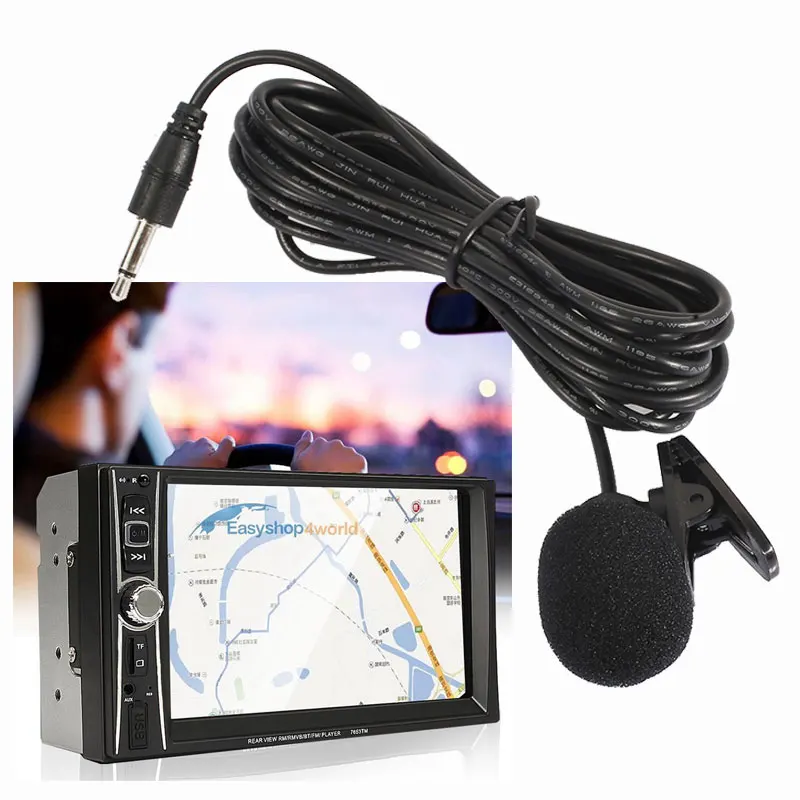

Portable 3.5mm MIC Mini Clip Microphone Stereo Amplifier Data Headset Microphone Transmission Loudspeaker For Lecture Teaching