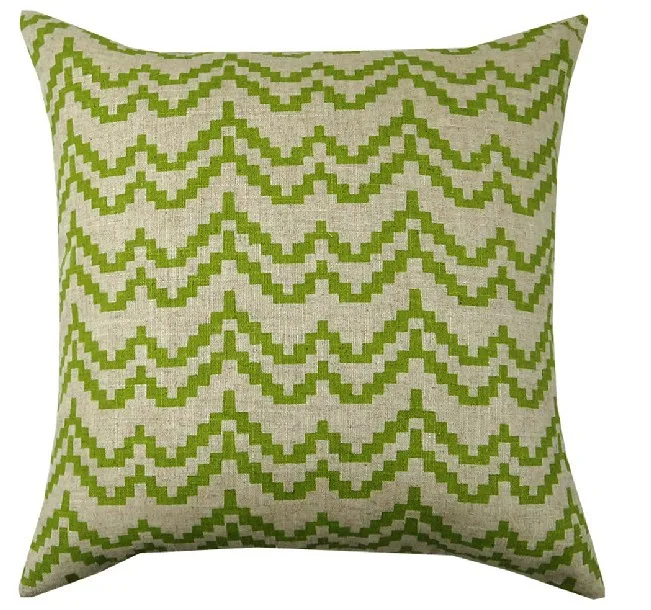 Горячая Австралия трава зеленая волна шаблон наволочка хлопок подушка для дома