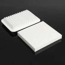 Set Engine Cabin Air Filter Accessories For Toyota Corolla 09-17 Matrix 09-14
