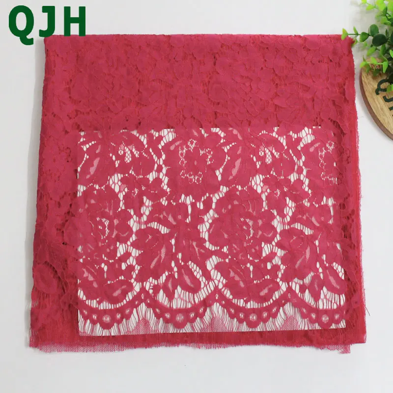 QJH БРЕНД 1 5*1 5 м кружевная ткань с вышивкой хлопковый шнур французский кружевной