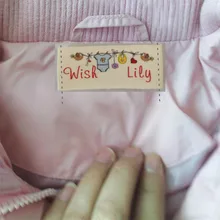 custom Comfortable clothing cotton name labels/garment brand labels/handmade/main labels/Children's cotton clothing dress labels