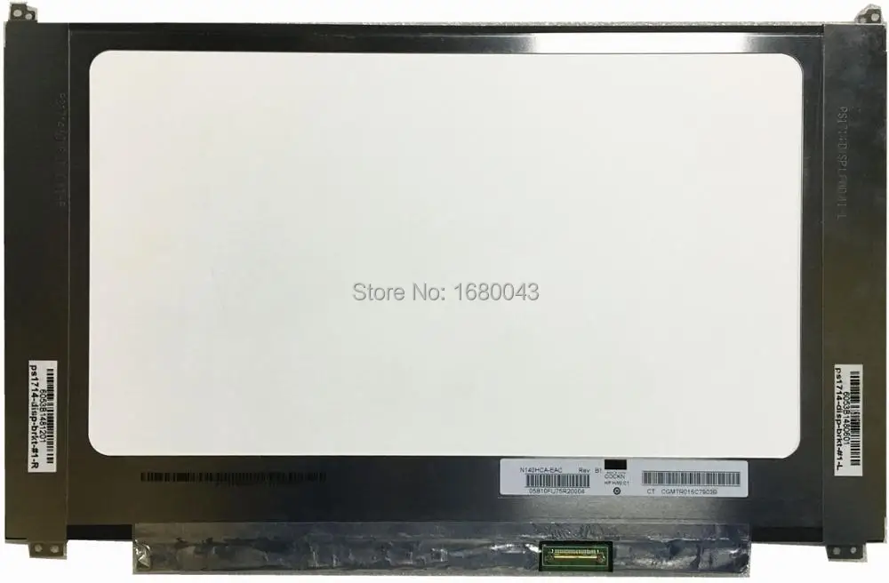N140HCA-EAC 14,0 ЖК-дисплей экранная панель на светодиодах 1920*1080 30 PIN ips