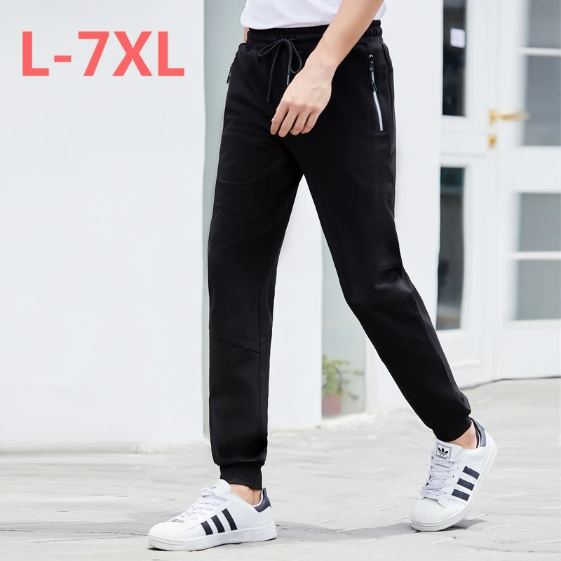 Большой размер 8XL 7XL 6XL 5XL 4XL 2018 новые модные Весна и осень мужские Штаны