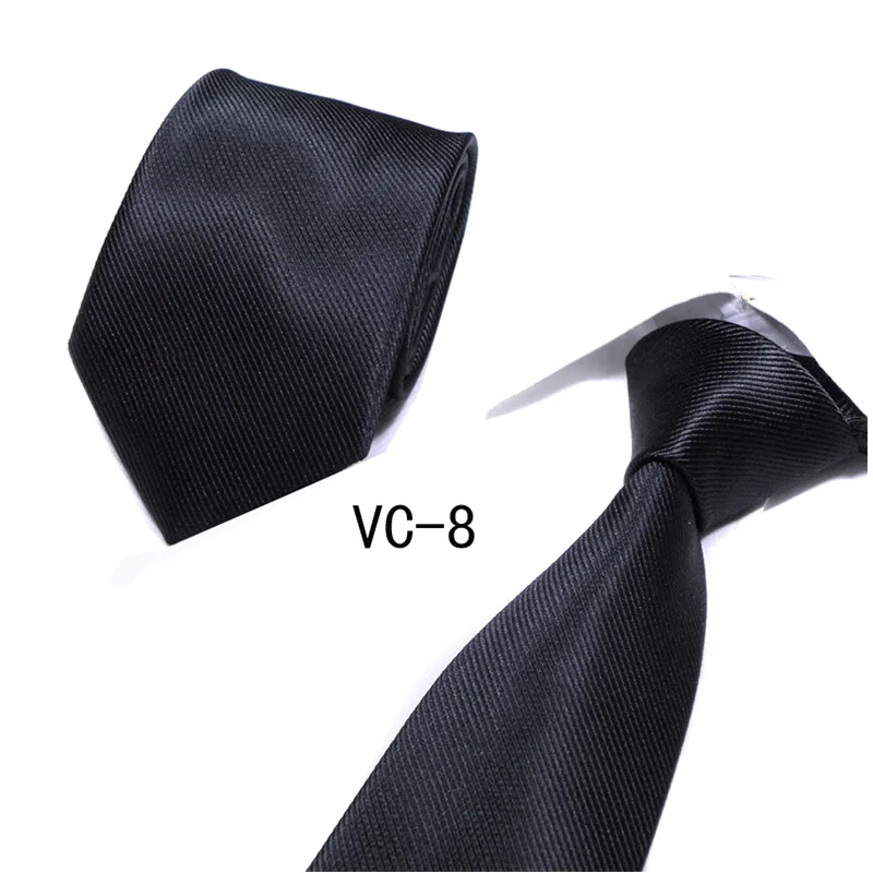 Брендовый галстук, мужские галстуки, дизайнерские, модные, в горошек, в полоску, в клетку, для шеи, Красный, Свадебный, деловой, тонкий, 8 см, галстук для мужчин, галстук - Цвет: VC-8