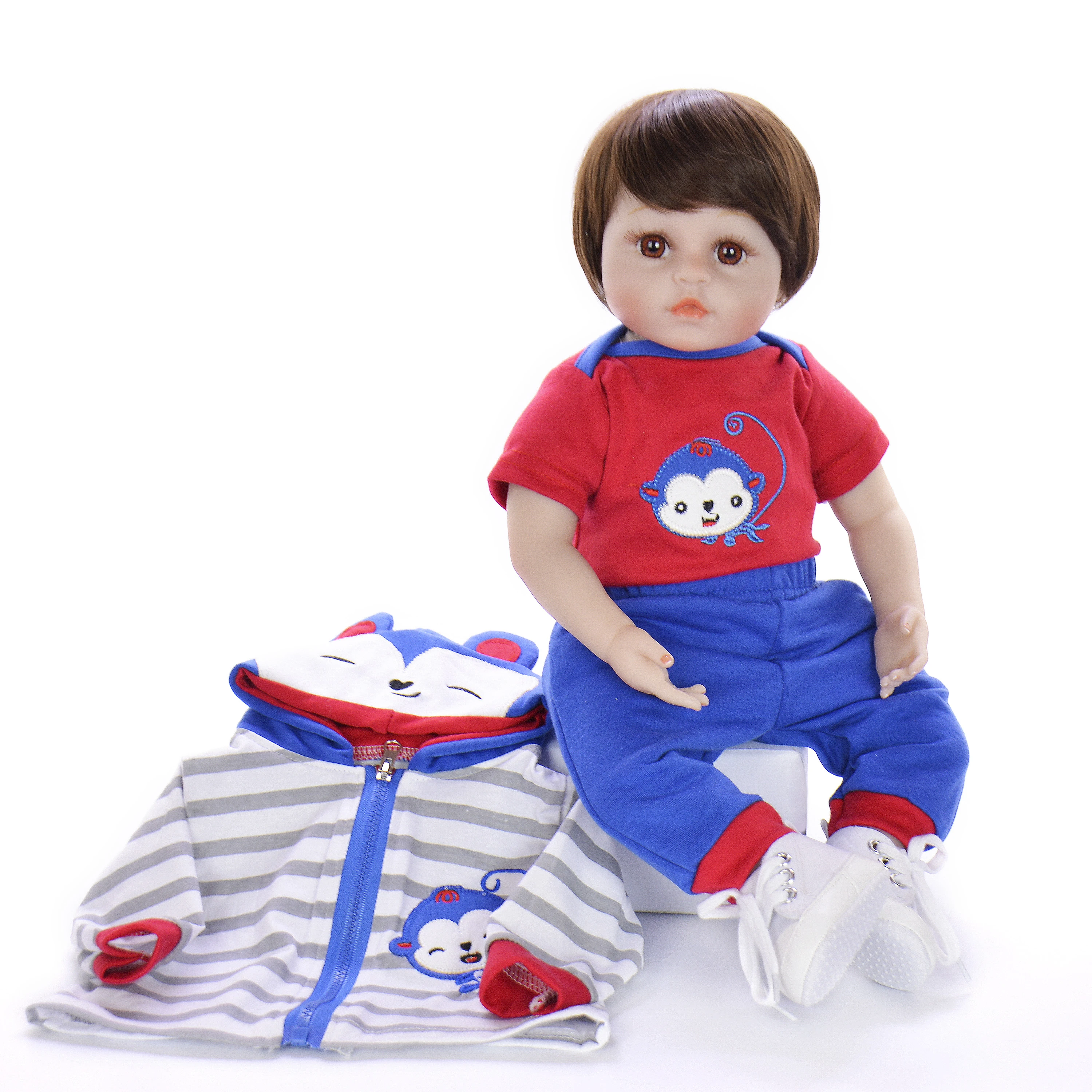 Keiumiシミュレーションシリコーンリボーン人形ので本当によう新生児人形男の子かガールキッド誕生日プレゼントソフトビニール再生のおもちゃ Dolls Aliexpress