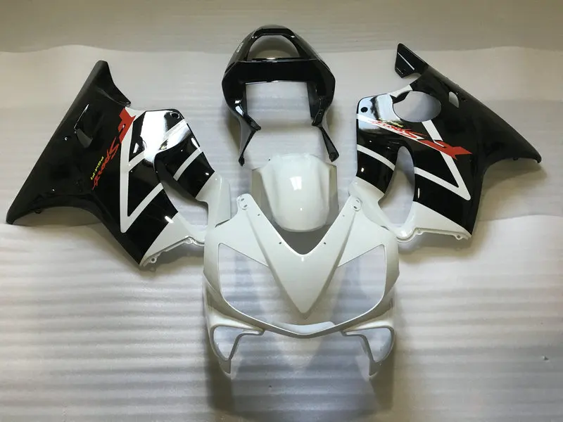 

km Injection Fairing kit for CBR600F4I 01 02 03 CBR600 F4I CBR 600 F4I 2001 2002 2003 ABS White black Fairings set+Gifts