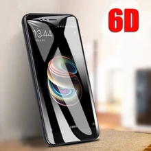 6D закаленное стекло для iPhone 8 полное покрытие экрана протектор