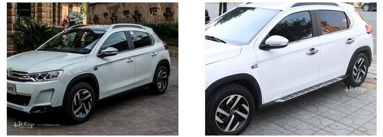 Горячие ходовые боковые ступени боковые педали для Citroen C3-XR. Авиационный алюминиевый сплав. Гарантия качества. Может загружать 400 кг