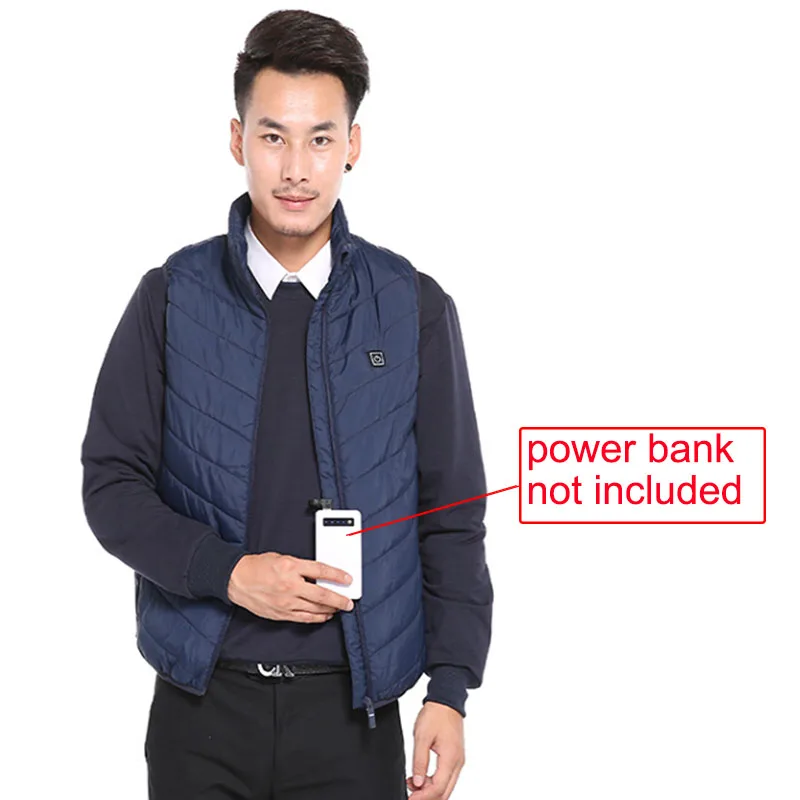 Men Women Heating Vest USB Electric Thermal Clothing Winter Body Heating Warm Vest Smart Thermostatic Waistcoat Plus Size S-4XL Men Women Heating Vest USB Electric Thermal Clothing Winter Body Heating Warm Vest Smart Thermostatic Waistcoat Plus Size S-4XL