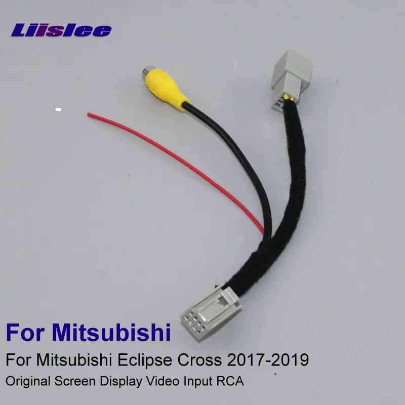 

Liislee Car Rear View Camera RCA Adapter Wire For Mitsubishi Eclipse Cross High-End Edition 2017-2019 Original Connector Cable