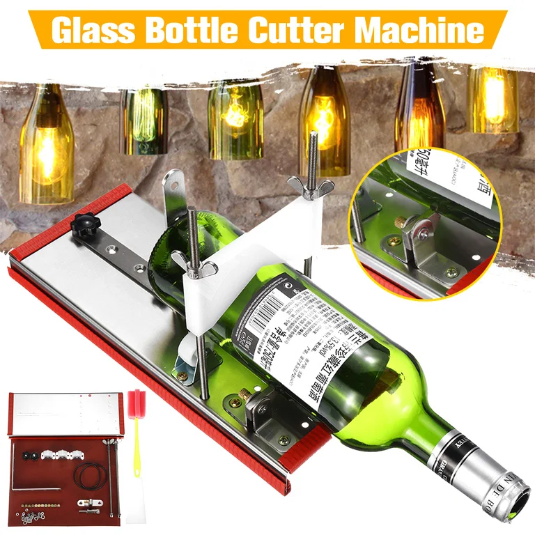 Beer Wine Jar Accurate Cutting Machine Glass Bottle Cutter 2 10mm DIY