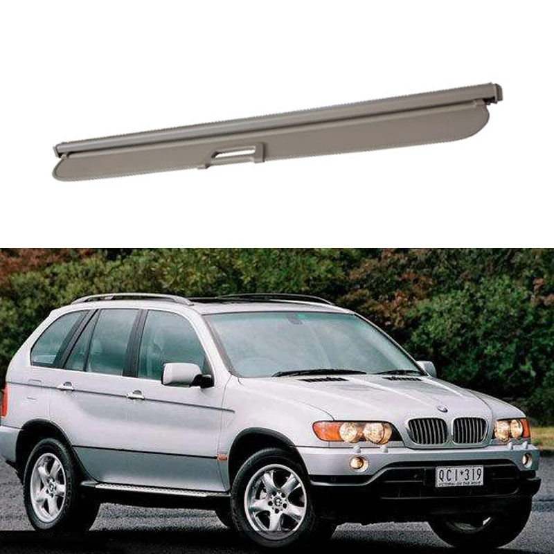 

For BMW X5 E53 1999-2006 Rear Cargo privacy Cover Trunk Screen Security Shield shade Tail Gate Shelf Shade Trunk Retractable