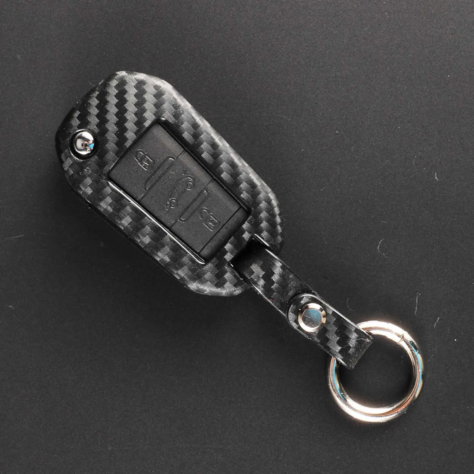 Углеродного волокна Силиконовый ключ чехол для peugeot 208 308 508 408 3008 2008 Citroen C4 C5 C3 C4L