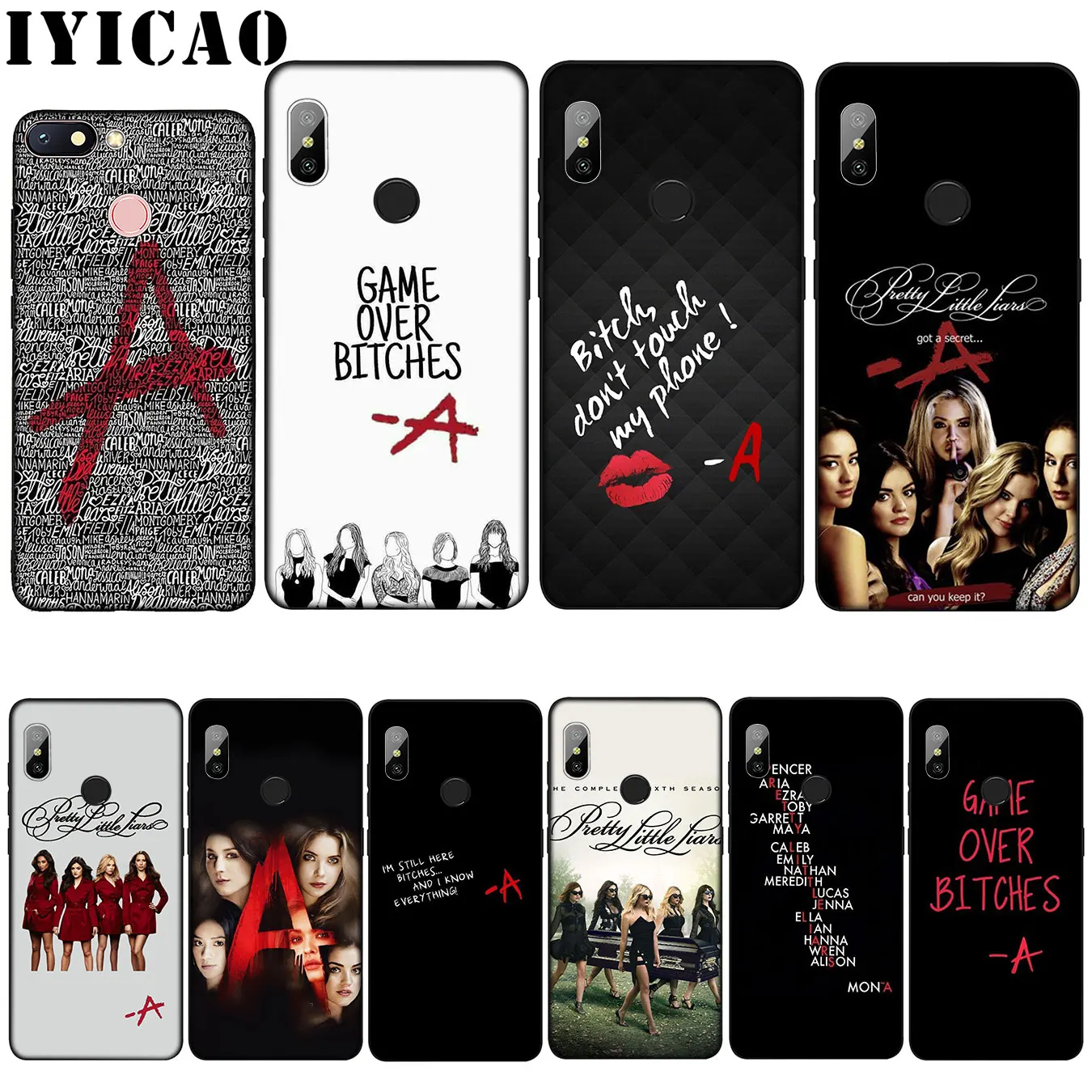 IYICAO Pretty Little Liars tv Soft Silicone Case for Xiaomi Mi 9 8 A2 Lite A1 6 pocophone f1 MAX 3 mi9 mi8 mia2 |