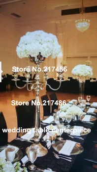 

wedding 5 head crystal candelabra , table crystal candleabras,home decoration