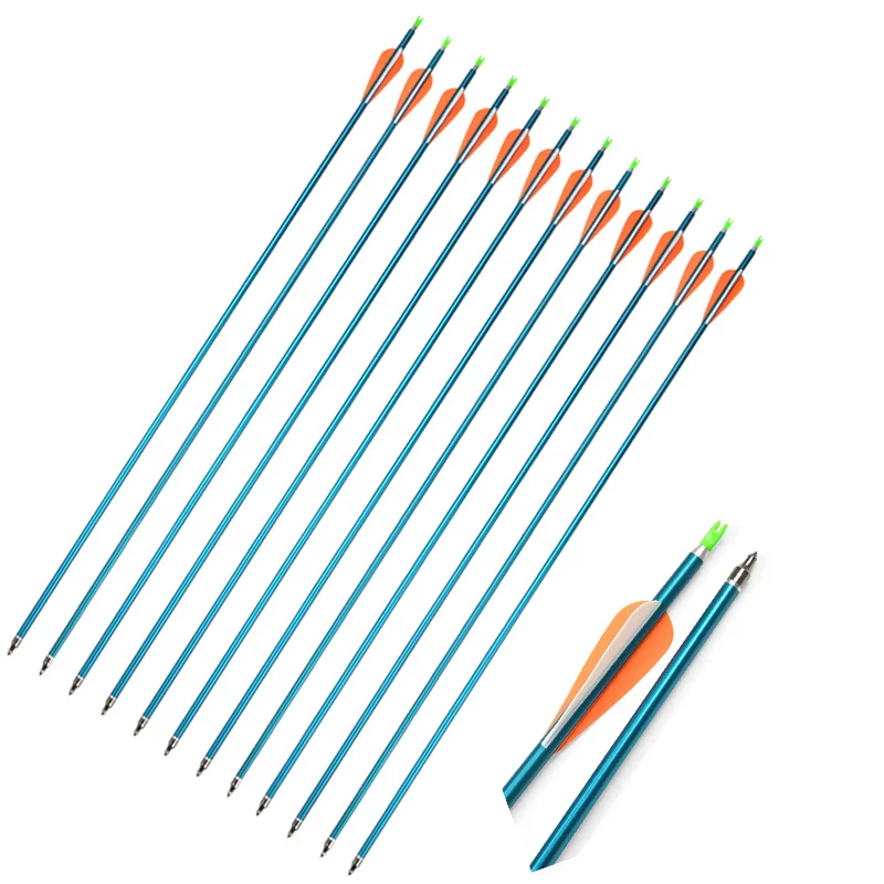 Arco e Flecha Eixo de Alumínio para Acessórios de Tiro ao ar Pces Coluna 500 Alumínio Substituível Arrowhead Aviação Livre 6 - 12 8 Arco e flecha