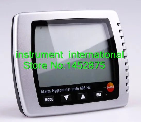 Testo 608-H2 Humidity Dewpoint Temp Hygrometer Dew Point Meter Teste LED Alarm 