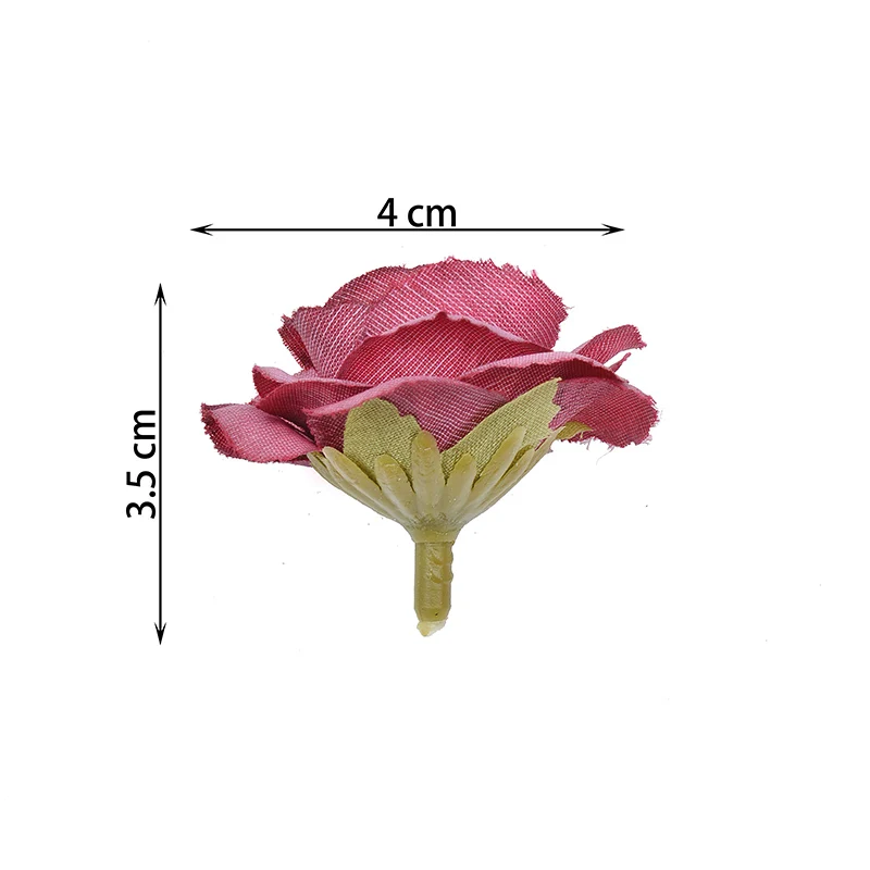 10 шт. 4 см искусственный цветок из шелка бутон розы Свадебные украшения для дома DIY Скрапбукинг венок поддельные цветы
