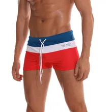 Большие размеры Мужские дышащие трусы брюки сплошной купальник пляжные шорты тонкая одежда# XTN