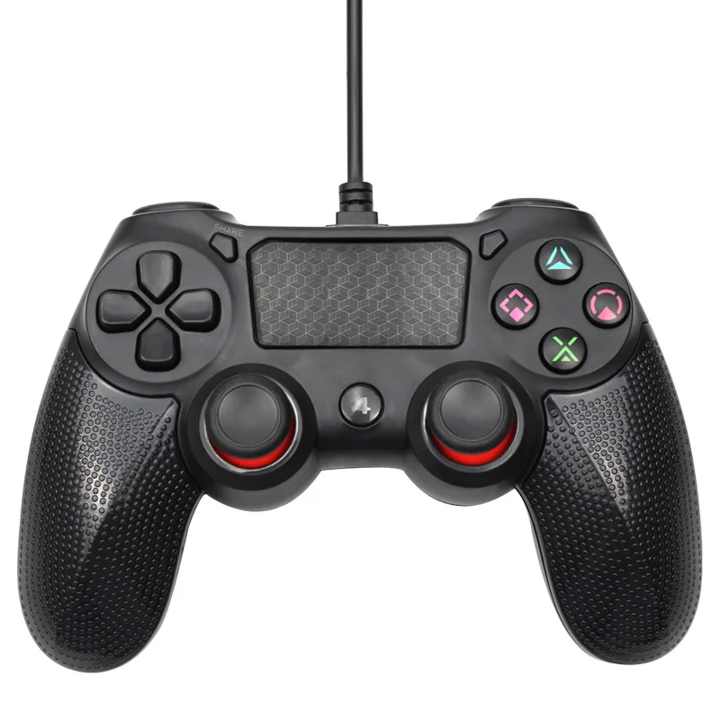 Проводной геймпад для Playstation 4 для PS3 контроллер для PS4 джойстик геймпады для PS4 консоли - Цвет: Black 3