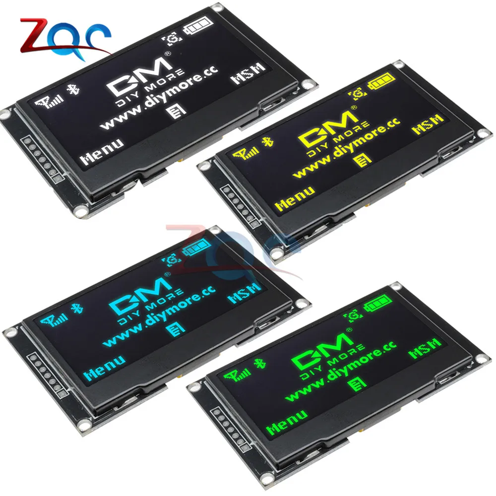 2 42 дюймовый ЖК экран 12864 OLED дисплей модуль IIC I2C SPI серийный C51 STM32 SSD1309 для Arduino 128X64