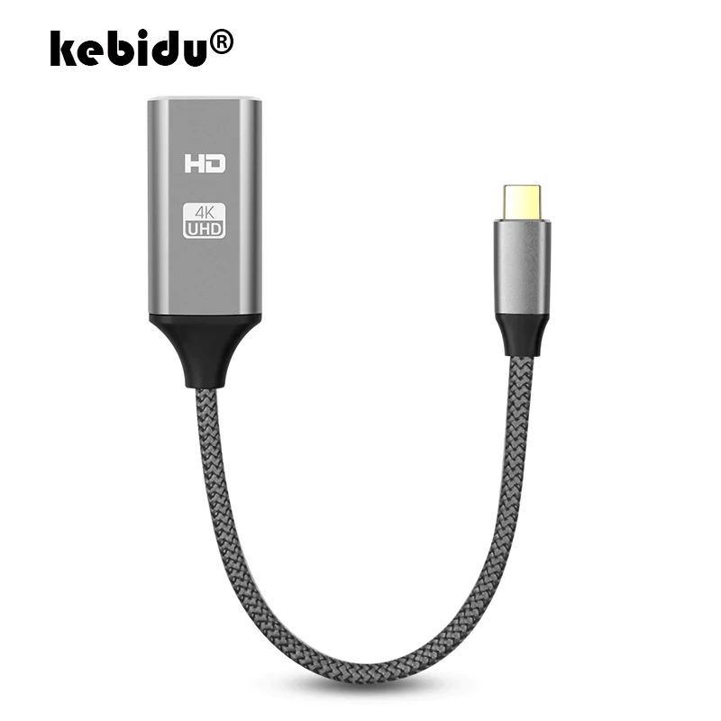 

4K 60Hz USB C to HDMI Adapter Cable Type-c to HDMI for huawei mate 20 macBook pro 2018 Samsung Galaxy S8 S9 HDMI USB-C Cable