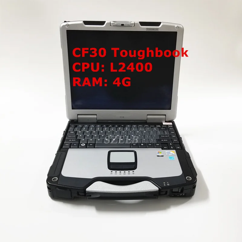 Заводская цена CF30 4 Гб Память ноутбук с mb star c4 c5 программное обеспечение диагностики DTS veдиамо HDD CF-30 Toughbook военный компьютер - Цвет: CF30 L2400 cpu 4G