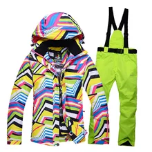 Лидирующий бренд, зимние куртки, женский лыжный костюм, для спорта на открытом воздухе, спортивные куртки для катания на лыжах, брюки, комплекты ветрозащитная зимняя теплая куртка с капюшоном для сноубординга