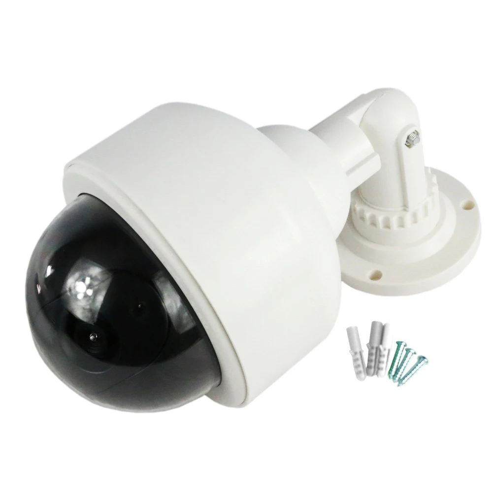 MOOL 4x Fake Dummy Security Camera with Red Blinking LED CCTV