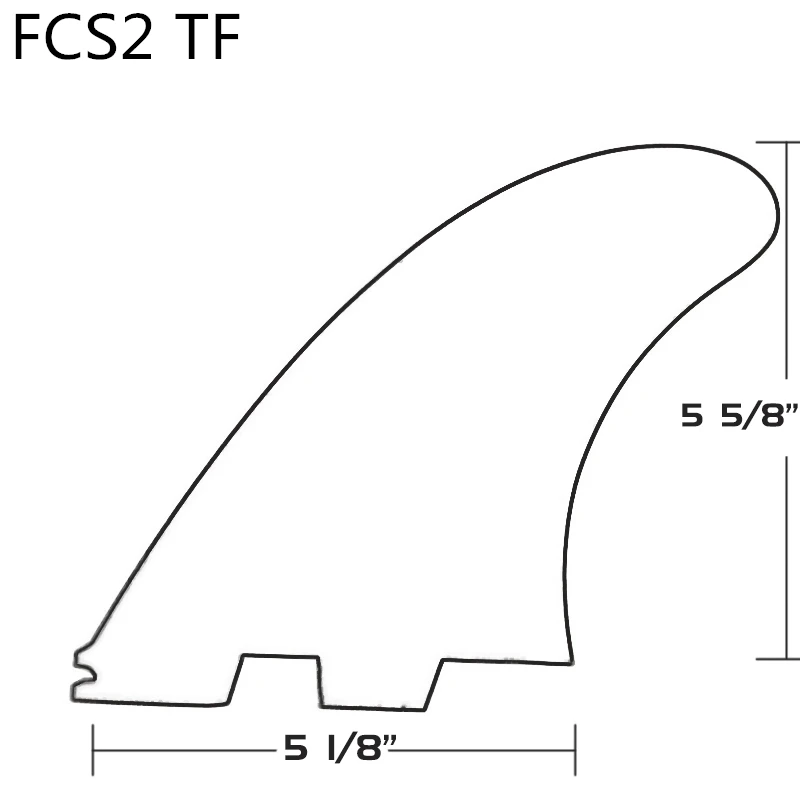 Доски для серфинга FCS2 плавники двойным ребром FCS2 Фин Набор продавать Surf Черный Цвет