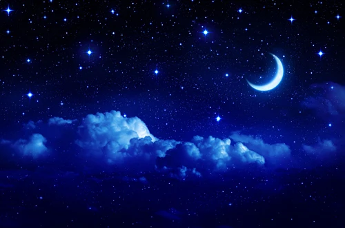 

Digital printing fantastic night moon photography backdrops for studio newborn babies Poster backgrounds D-6523
