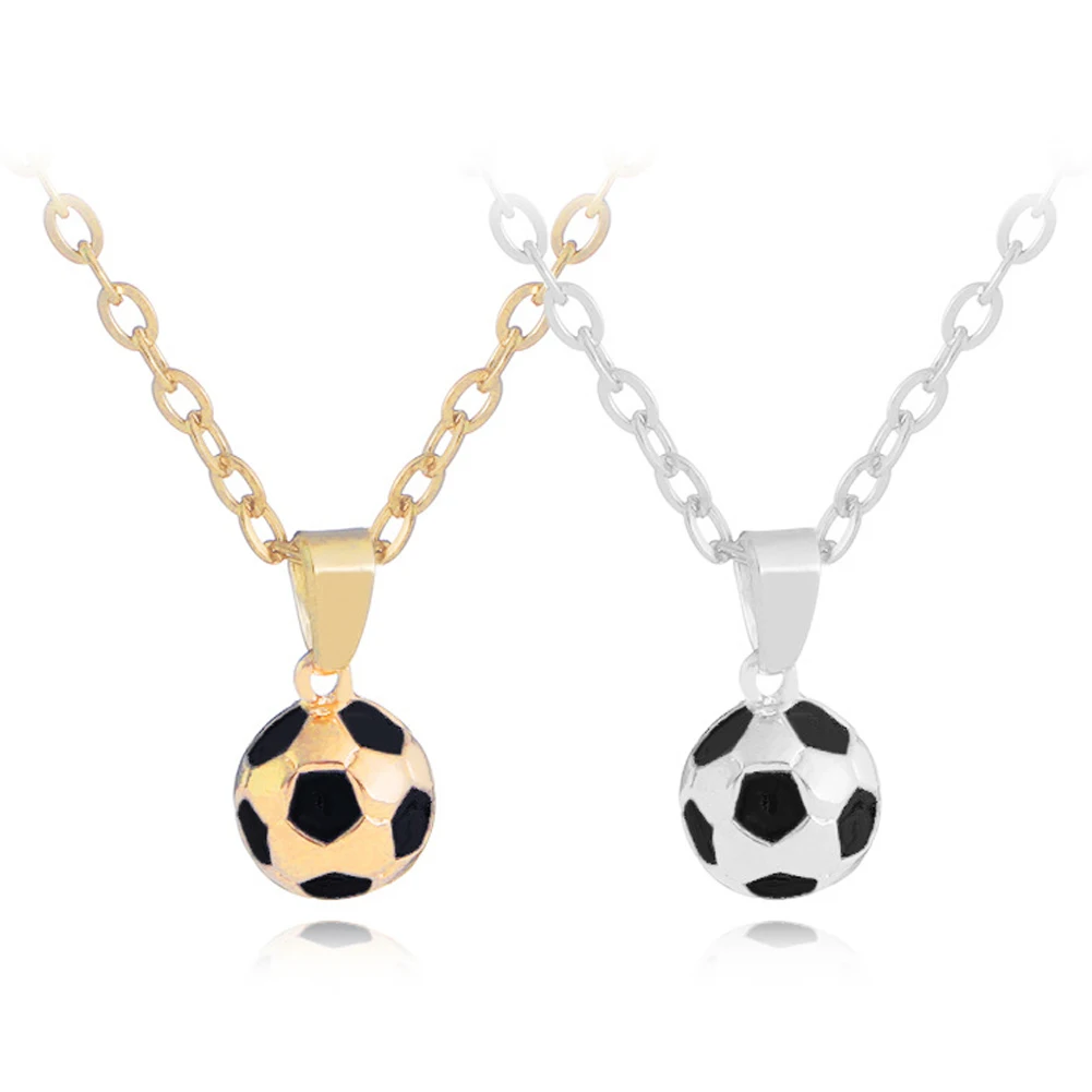 

Sport Pendant necklace Men Stainless Steel Chain Russia Soccer Ball Male Hip Hop Men dropshipping