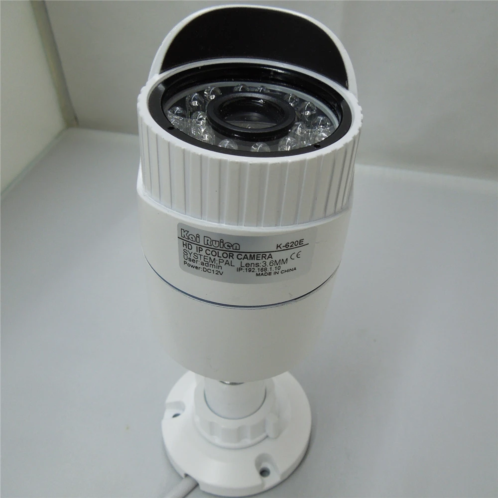 

Kai Ruien HI3516D H.264/H.265 Full 3MP Waterproof IP Camera Outdoor street camera P2P Bullet security ca