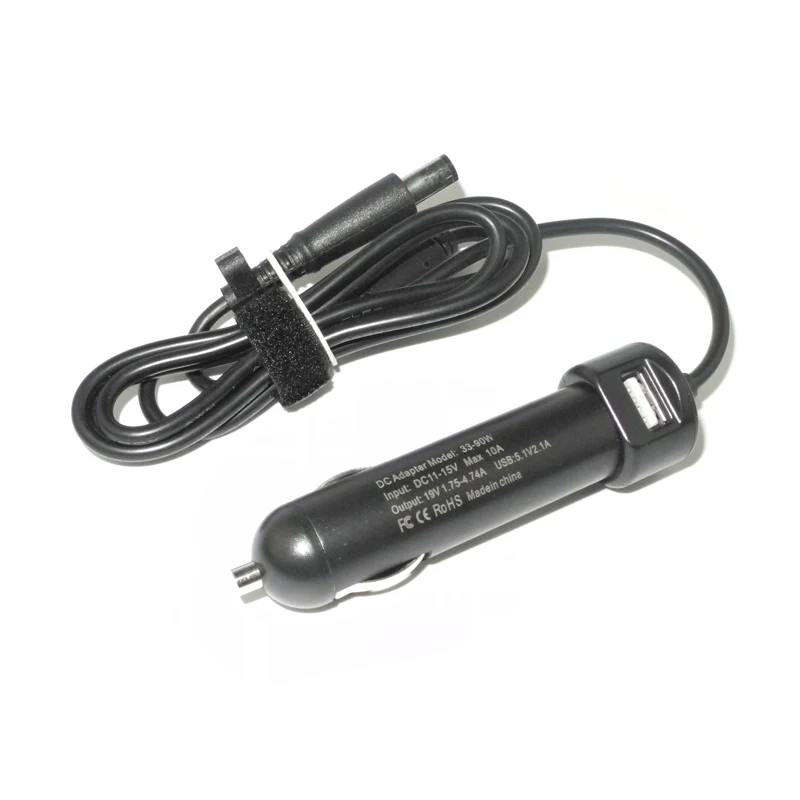 19V 4.74A 90w Laptop Car Charger for HP Probook 4440s 4540S 4545s 6470b