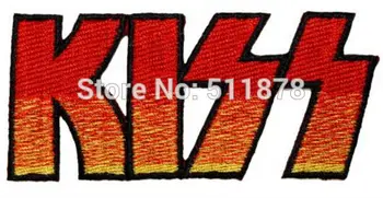 

"KISS" Logo Hard Rock Band Merchandise Music Band EMBROIDERED IRON On Patch Transfer APPLIQUE Heavy Metal Rock Punk Badge