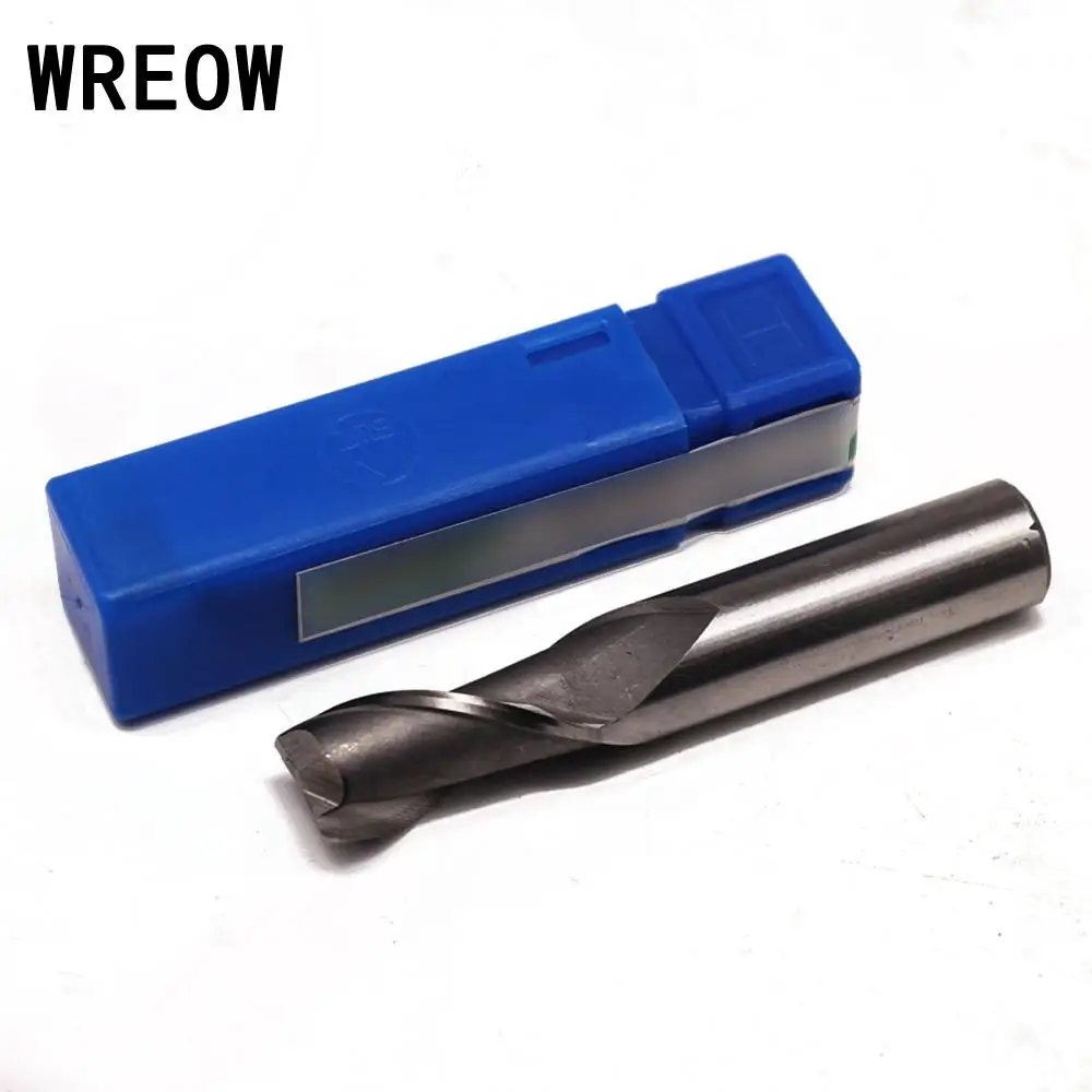 

2 Flute HSS Straight Shank End Mill Router Bit 4mm 6mm 8mm 10mm 12mm CNC Machines Cutter Woodworking Tool Milling Wood Cutter