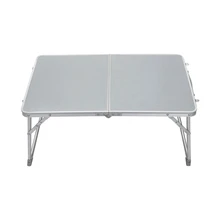 Небольшой 62x41x28 см/24.4×16.1×11 «PC ноутбук стол-кровать стол отдых Пикник Барбекю (белый)