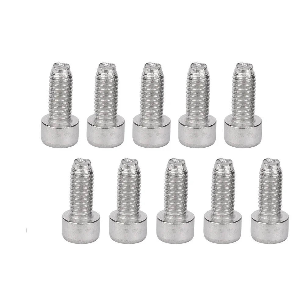 10Pcs Cycling Socket Head Cap Screws Hexagonal Bicycle Kettle Frame Road Mountain Bike Rack