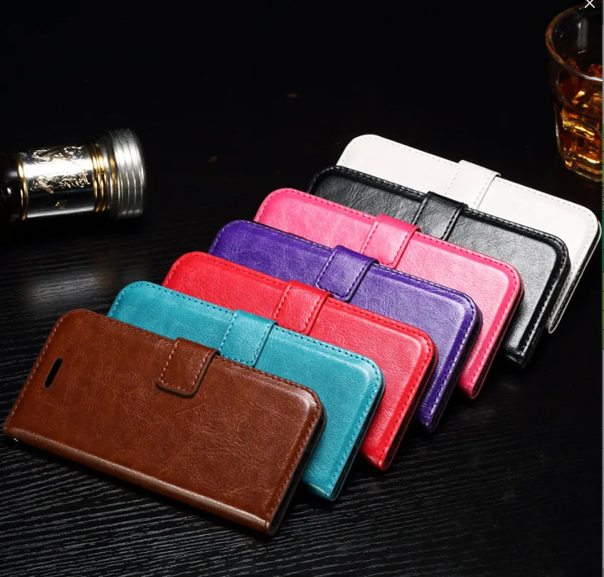 Купить Luxmo Leather Case Flip Wallet Cover for xiaomi redmi note 4 4x 5 pro 5a plus 5plus with card slot  Мобильные телефоны и | Чехлы-портмоне (32884576631)