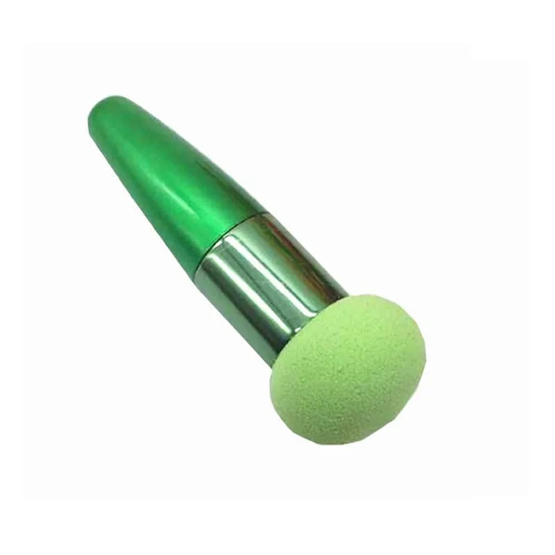 3 шт. гриб Maquiagem, косметическая пуховка, мягкая основа, губка для макияжа, пудра для лица, пуховка, косметика, предметы красоты, инструменты для макияжа - Цвет: Green