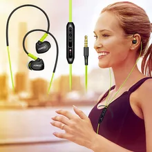 Super Bass Sport Earphones Waterproof Sweatproof Stereo Earphone Ear hook Headsets With Mic For Xiaomi Sport