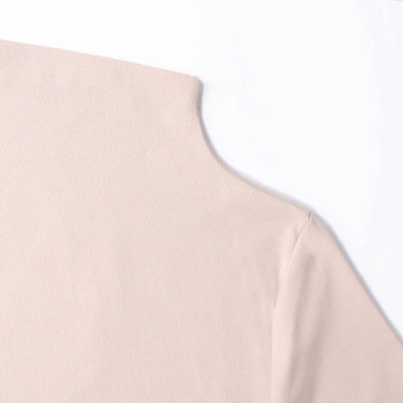 Basic Colorful Turtleneck T shirts Women 2019 Spring Long Sleeve Casual Solid Cotton Tshirt Female Plus Size With Velvet
